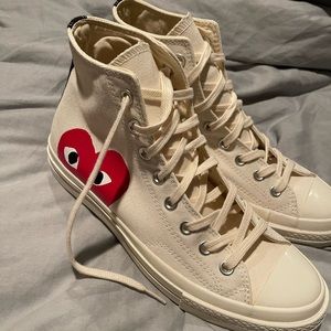 CDG Converse Chuck Taylor All Star 70 Highs SIZE 9.5 Authentic